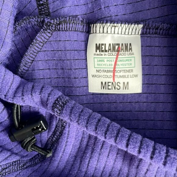 Melanzana Men's M Micro Grid Hoodie V2 Grape Purple 2024 NEW - Picture 7 of 11
